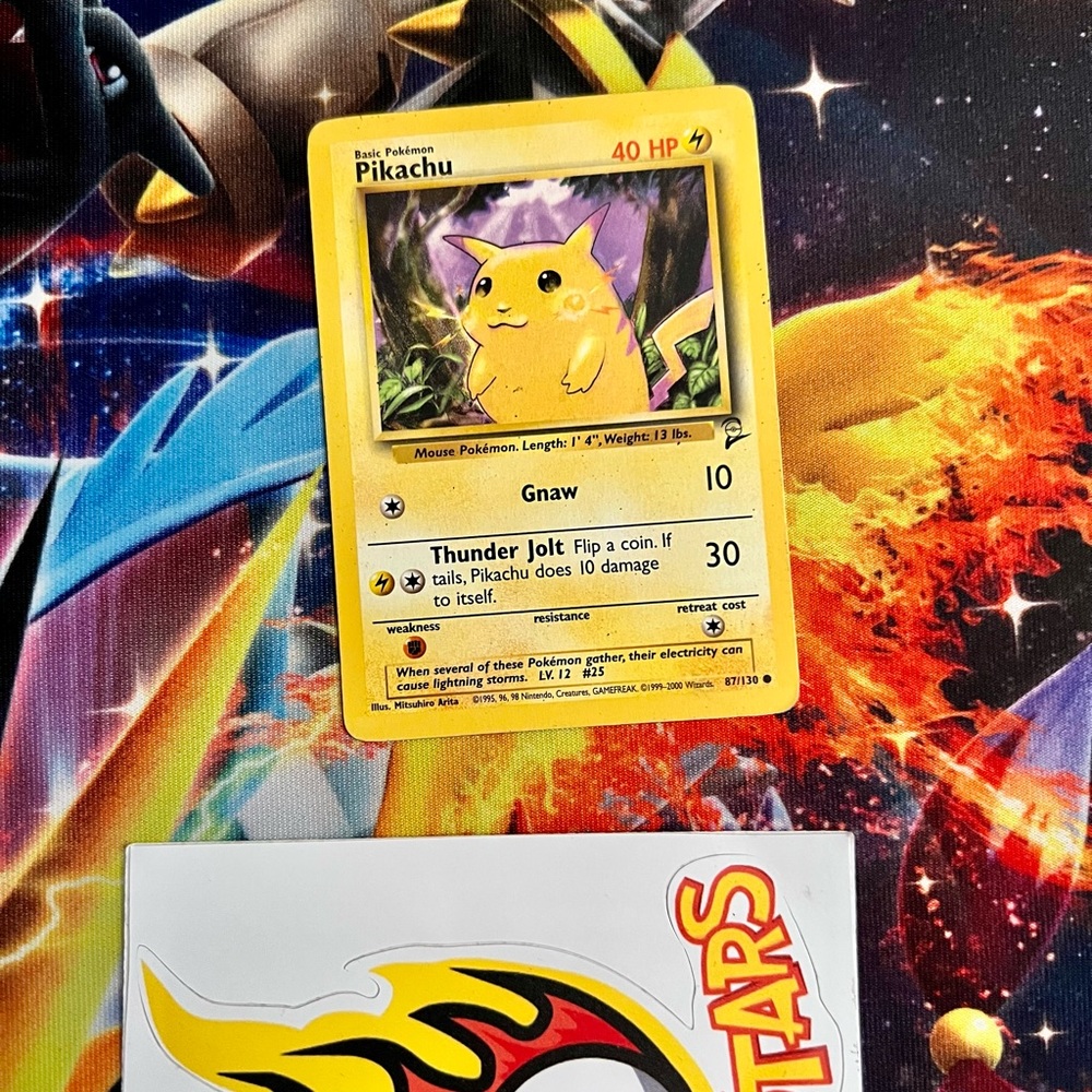Pokémon Pikachu Base Set 2 Card